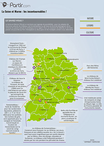 Carte touristique de l'Oise