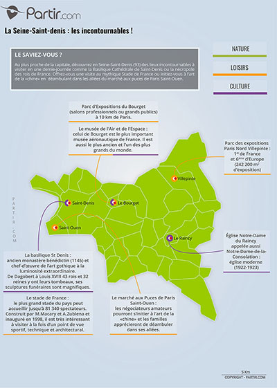 Carte touristique de l'Oise