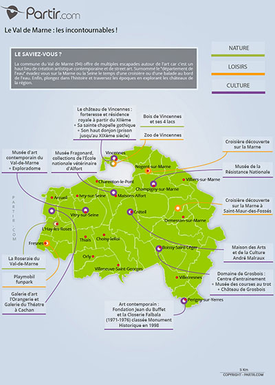 Carte touristique de l'Oise