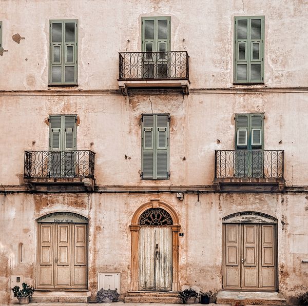 Façade d’une maison de la vieille ville